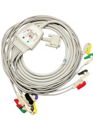 10 Lead ECG Cable for TMS320VC5505-Clip On