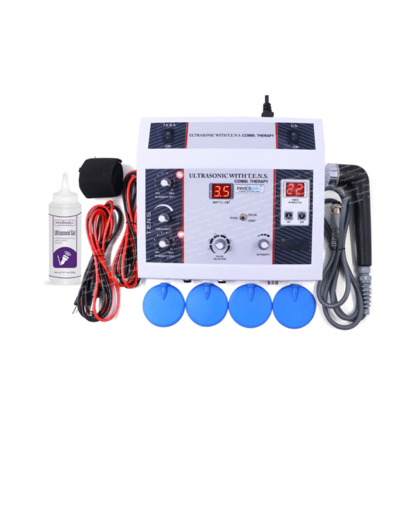 Physiowell Physiotherapy Machine Electrotherapy Combo for All Pain Relief Device Physiotherapy Equipment Ultrasonic Tens Machine 2 Channel Ultrasound