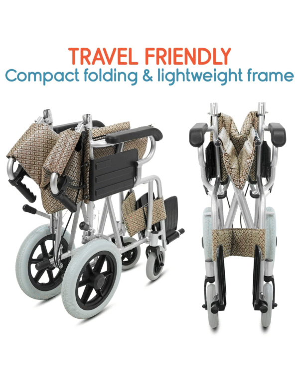 KosmoCare Elite Compact Lightweight Foldable Wheelchair - Image 2