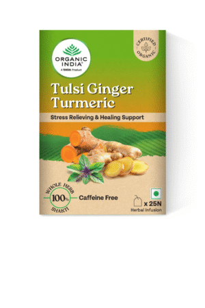 Organic India Tulsi Ginger Turmeric - 25 Tea Bags