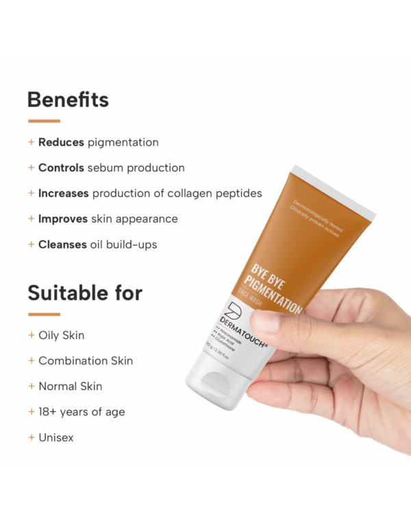 DERMATOUCH Bye Bye Pigmentation Face Wash - Image 3