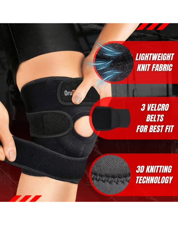 Oruntur™ Premium Knee Brace with Built-in 5mm Gel for Knee Pain - Image 4