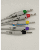 BPL Digi 5 Lead ECG Recorder Cable(4mm Banana) Compatible with Cardiart 108T - Digi