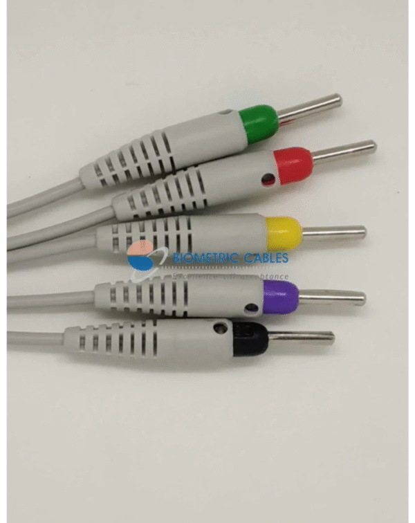 BPL Digi 5 Lead ECG Recorder Cable(4mm Banana) Compatible with Cardiart 108T - Digi - Image 2
