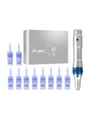 Dr. Pen Ultima A6 Pro Microneedling Deluxe Kit , Rechargeable with 5 x 36 Pin Tips and 2 Extra Lithium batteries