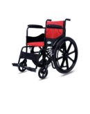 Everactiv Everyday Economy Foldable Wheelchair with Safety Seat belt & Extra Soft Cushions