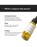 Minimalist 25% AHA + 2% BHA + 5% PHA Peeling Serum Solution for Glowing Skin, Smooth Texture & Pore Cleansing