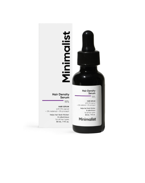 Minimalist Hair Growth Serum With 3% Redensyl, 3% Anagain, 3% Procapil, 5% Capixyl & 4% Baicapil 18% Hair Growth Actives