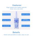 KKostech Derma Pen Replacement Needles Cartridges – Ultima A1 & A6 Nano Round/3D/5D Microneedling Tips – Compatible with MYM Derma Pen for Facial Skin Care