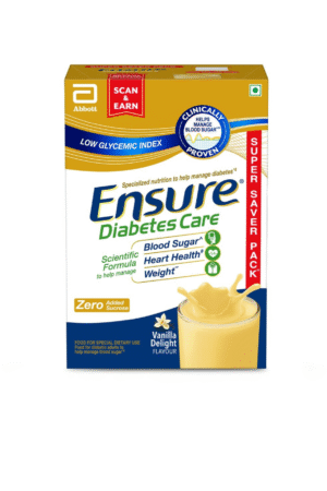 Ensure Diabetes Care Vanilla 950g Powder with High Fiber, Protein & 36 Nutrients