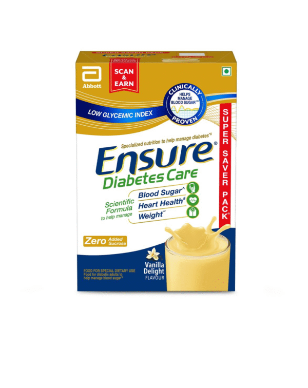 Ensure Diabetes Care Vanilla 950g Powder with High Fiber, Protein & 36 Nutrients