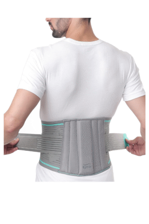 Click to see full view TYNOR Lumbo Sacral Belt, Grey, Medium, 1 Unit