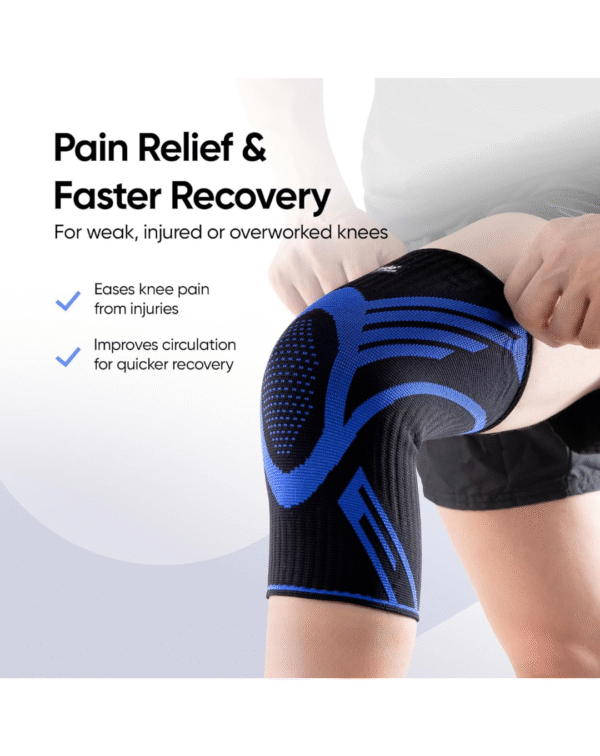 Frido Active Knee Cap Support for Men & Women | Pain Relief Knee Brace | Anti-Sweat & Comfortable - Image 2
