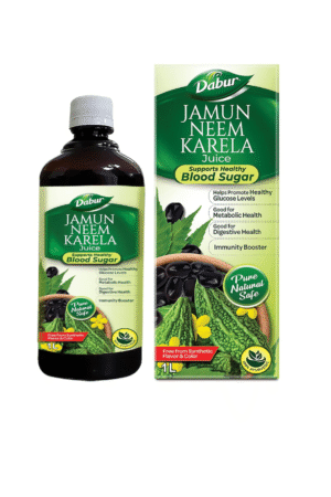 Dabur Jamun Neem Karela Juice - 1L | Helps Control Blood Sugar Level & Reduces Bad Cholesterol