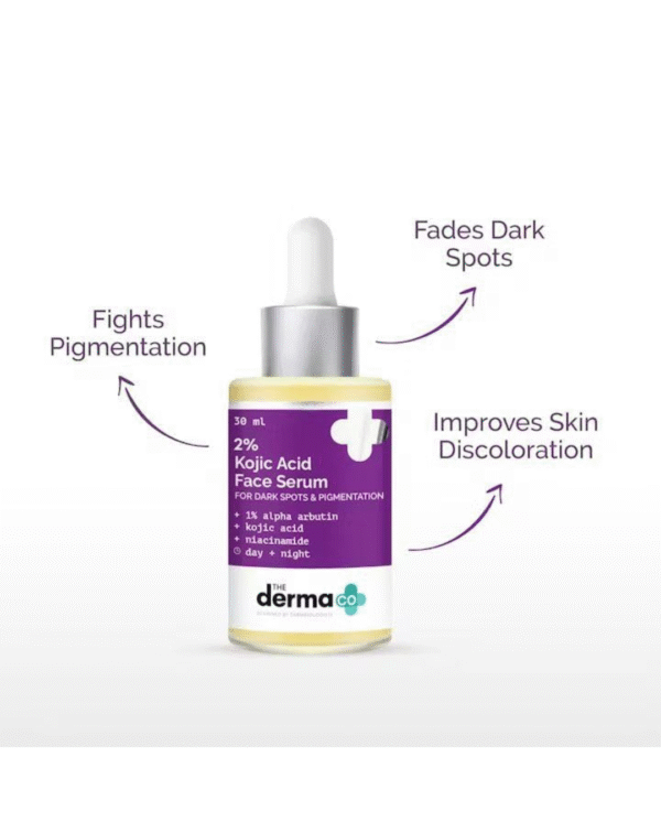 The Derma Co Essential Skin Care Combo|1% Hyaluronic Acid Sunscreen 50G + 2% Kojic Acid Face Serum 30G - Image 3