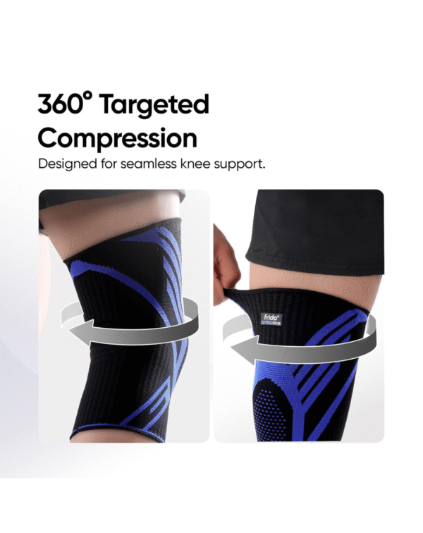 Frido Active Knee Cap Support for Men & Women | Pain Relief Knee Brace | Anti-Sweat & Comfortable - Image 3
