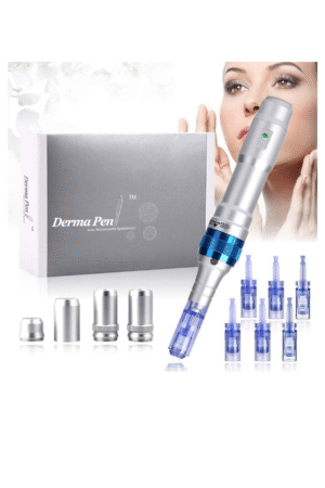 Dermapen Dr.Pen Ultima A6 Microneedle Pen Electric Derma Roller Pen with 12PIN 36PIN Nano Round Cartridges Needles Wrinkle Stretch Marks Scar Hair Loss Treat 0.25-2.5mm Adjustable