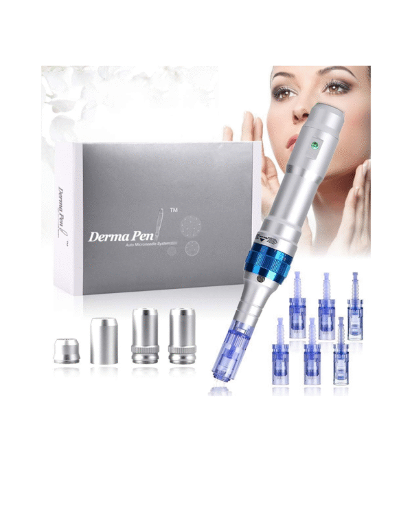Dermapen Dr.Pen Ultima A6 Microneedle Pen Electric Derma Roller Pen with 12PIN 36PIN Nano Round Cartridges Needles Wrinkle Stretch Marks Scar Hair Loss Treat 0.25-2.5mm Adjustable