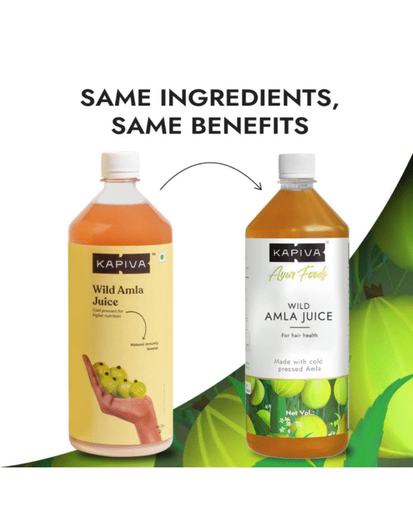 Kapiva Wild Amla Juice 1L | Suitable for healthy Hair & Skin | Detox juice for weight loss - Image 2