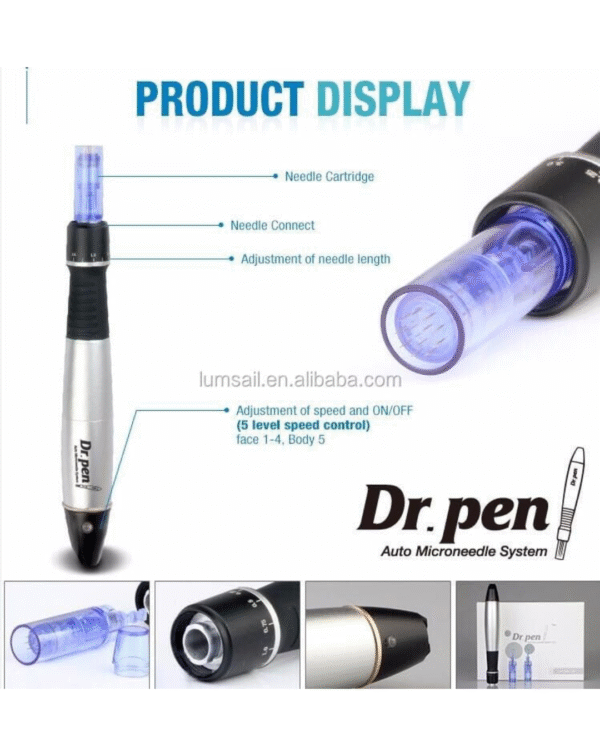 Dr. Pen Derma Pen A1-C Permanent Cosmetic Makeup Machine microblading Eyebrow Eyeliner Lip micro Needle Cartridge Derma Pen Wired - Image 2