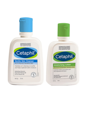 Cetaphil Moisturizing Lotion + Gentle Skin Cleanser, 100 ml /125 ml