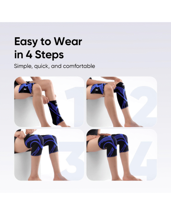Frido Active Knee Cap Support for Men & Women | Pain Relief Knee Brace | Anti-Sweat & Comfortable - Image 4