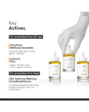 Minimalist Anti-Frizz Hair Serum SPF 30 With Keratin, Argan Oil & Ceramides for Dry Hair
