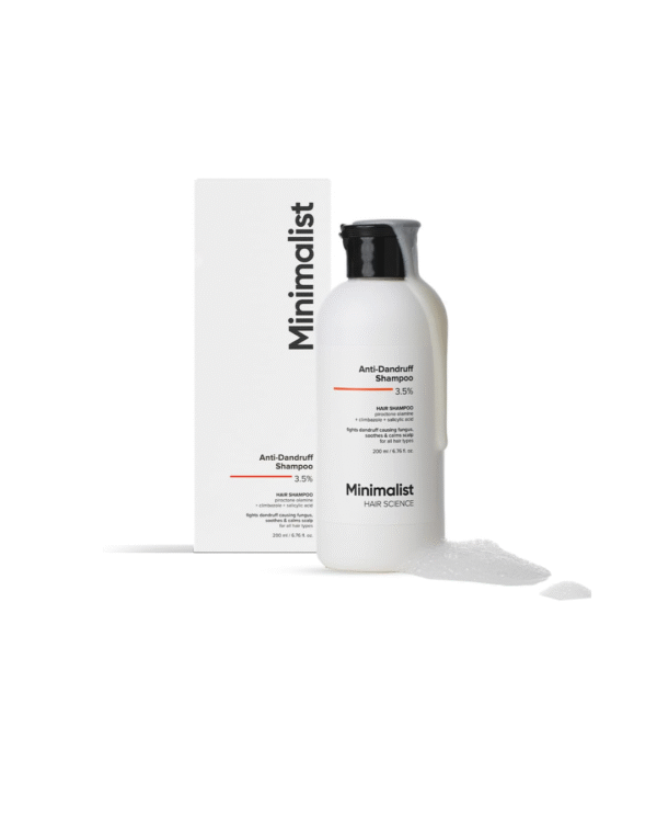 Minimalist Anti-Dandruff Shampoo | Clarifying Shampoo with Salicylic Acid, Climbazole & Piroctone Olamine