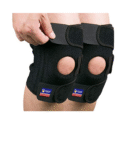 FEGSY Adjustable Knee Cap Support Brace For Knee Pain, Gym Workout, Running, Arthritis, And Protection For Men And Women,Non Toxic (2), Free Size