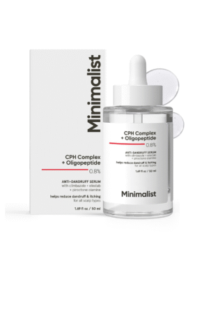 Minimalist Anti-Dandruff Hair Serum for Scalp | Pre Shampoo Treatment with CPH Complex & Oligopeptide 0.8%