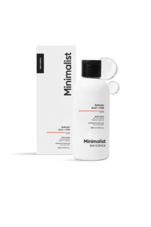 Minimalist 2% Salicylic Acid + LHA Body Wash, Shower Gel for Women & Men | 200 ml