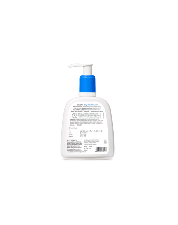 Cetaphil Oily Skin Cleanser, Daily Face Wash For Oily, Acne Prone Skin, Gentle Foaming, 250Ml - Image 2