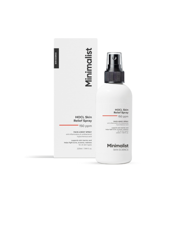 Minimalist Anti-Acne HOCL Face & Body Spray For Skin Relief | Soothing & Repairing Toner for Skin Barrier Support