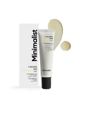 Minimalist Lip Treatment Balm for Pigmented & Dark Lips | 8% L-Ascorbic Acid with Vitamin E,