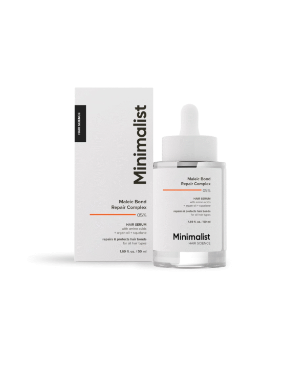Minimalist Serum for Repairing Damaged Hair | Maleic Bond Repair Complex 05% Hair Serum with Amino Acids