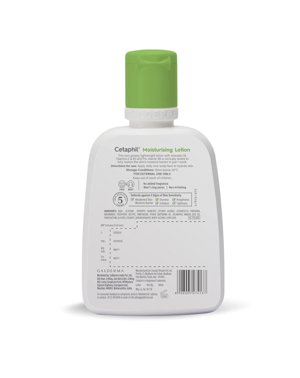 Cetaphil Moisturizing Lotion + Gentle Skin Cleanser, 100 ml /125 ml - Image 4