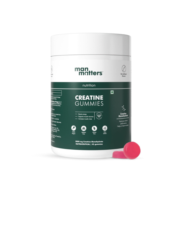 Man Matters Creatine Gummies With No Added Sugar