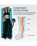 Caresmith Revive Leg Compression Massager with Powerful Controller | 4 Targeted Zones with 4 Modes