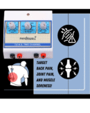 Physiowell Mini Tens 2 Channel Tens Machine for Physiotherapy Nerve Stimulator Physiotherapy