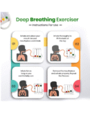 Control D Respirometer 3 Ball Lung Exerciser Respiratory Exerciser Spirometer