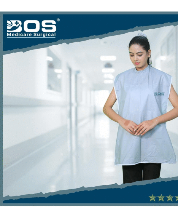 BOS MEDICARE SURGICAL® Patient Drape – Waterproof | Reversible, Washable, Autoclavable | For Clinic, Hospital, Doctor & Nurse (Grey Color) - Image 2
