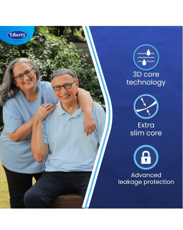 Liberty Eco Adult Diaper Pants, Large (L) 60 Count, Waist Size (75-140cm | 30-55 inches) - Image 4