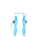 HASTHIP® Ampule Cutter with 5 Replaceable Grinding Wheels, Ampoule Cutter for Doctors, Glass Bottle Cutter, Ampule Breaker, Suitable for Home Daily or Medical Use, Cut The Ampoule (Blue)