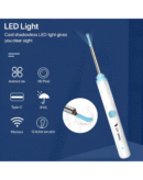 Dr Vaku® Earocam Earwax Removal Tool Kit with HD Camera Wifi Connection & 6 LED Lights Endoscope Tool Ear Cleaner for iOS & Android + 11 Silicone Tips Free (White)