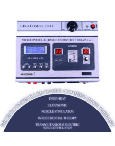 Physiowell 5 In 1 IFT MS Tens Ultrasonic Deep Heat Whole_Body Physiotherapy Machine Combo