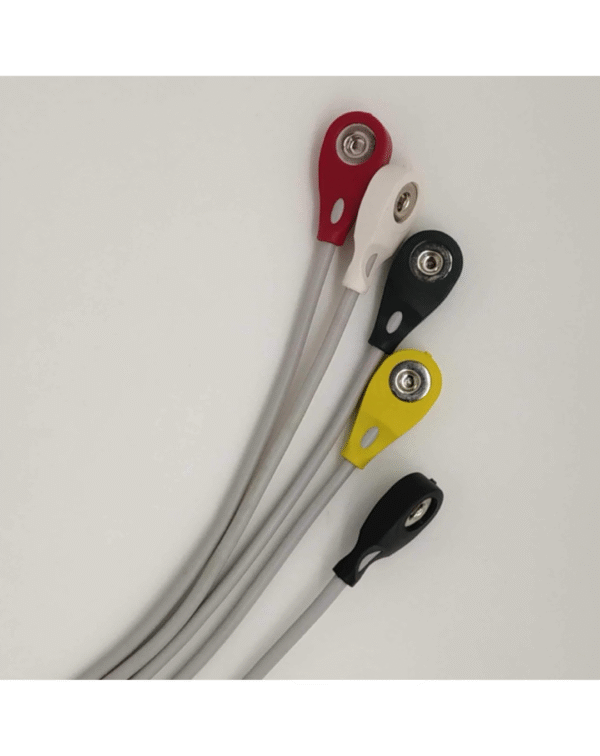 Biometric Cables 5 Lead ECG Cable Compatible with GE B20,B560,GE-Dash-2500,B40,B650-11Pin Snap Type. - Image 3