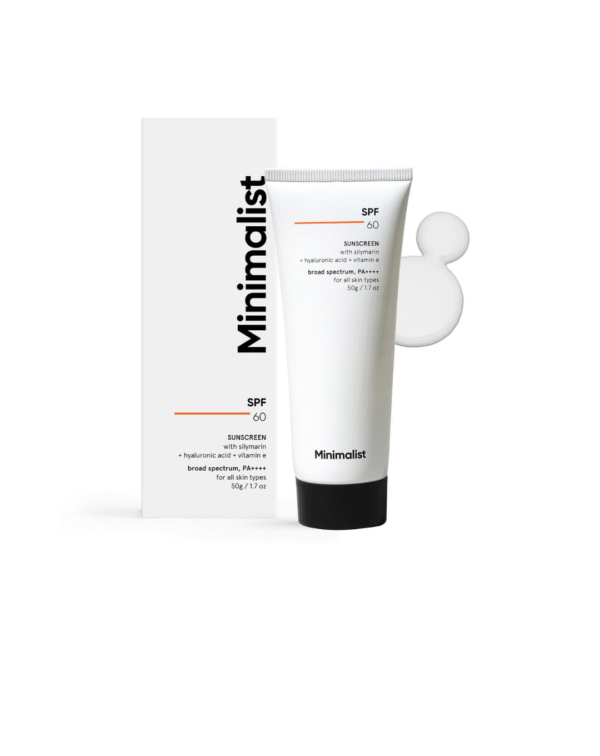 Minimalist Sunscreen SPF 60 PA ++++ | Pregnancy Safe | For Sensitive Skin | Broad Spectrum Sunscreen SPF 50