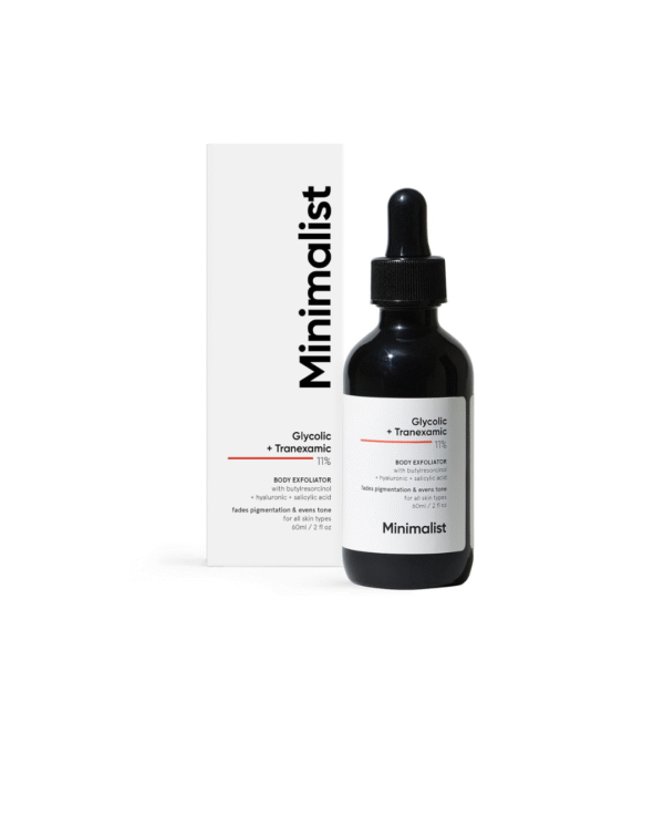 Minimalist 11% Glycolic acid & Tranexamic acid, AHA BHA Body Exfoliator