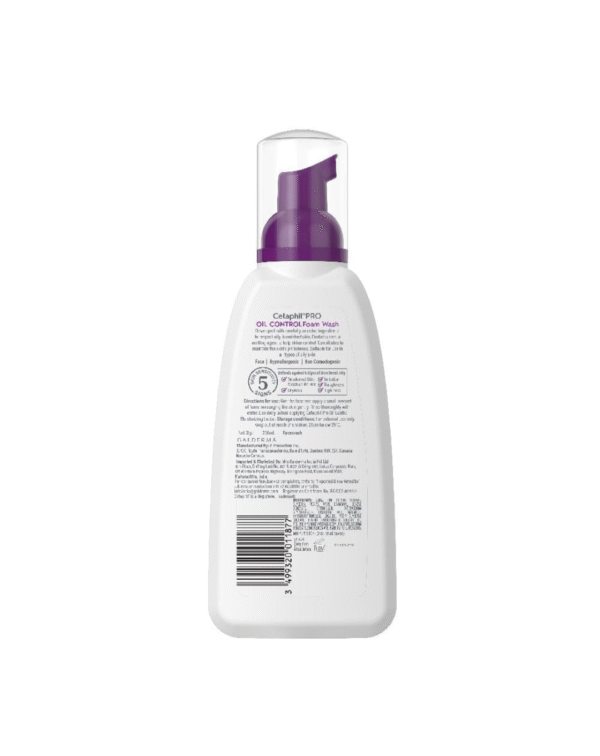Cetaphil PRO Oil Control Foam Face Wash for Acne & Oily Prone Skin 236ml - Image 2
