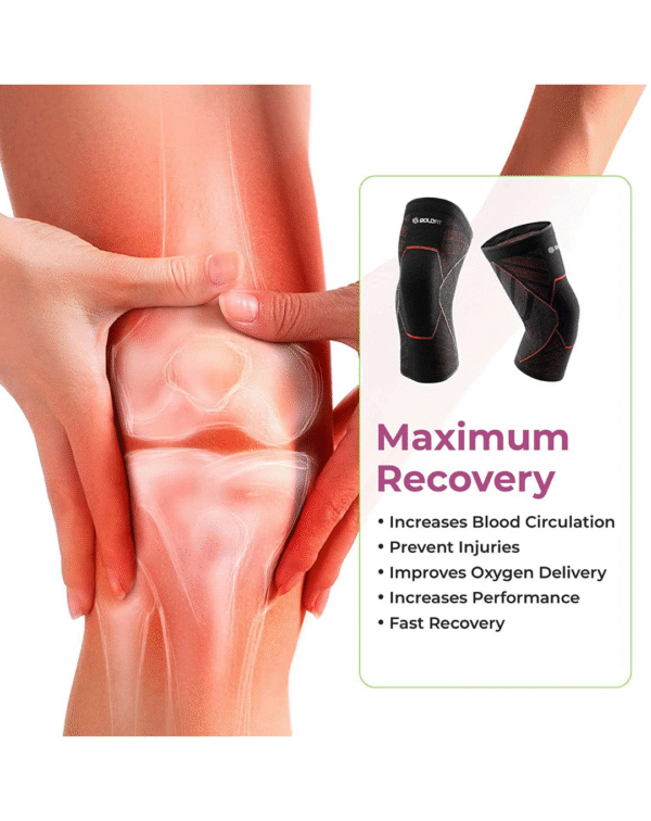 Boldfit Nylon Knee Support, Knee Caps, Knee Brace For Knee Pain Relief Products - Image 2